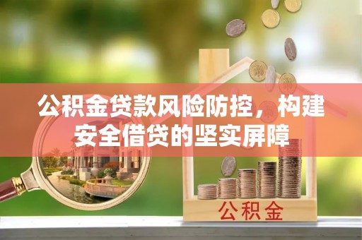 阜阳公积金贷款风险防控，构建安全借贷的坚实屏障