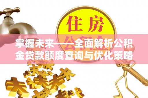 阜阳掌握未来——全面解析公积金贷款额度查询与优化策略