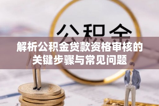 阜阳解析公积金贷款资格审核的关键步骤与常见问题