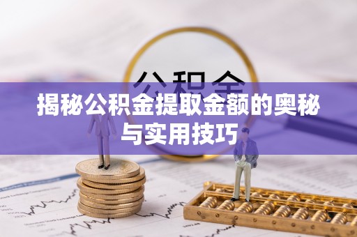 阜阳揭秘公积金提取金额的奥秘与实用技巧