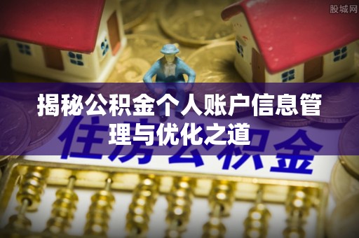阜阳揭秘公积金个人账户信息管理与优化之道