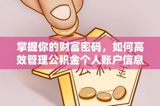 阜阳掌握你的财富密码，如何高效管理公积金个人账户信息