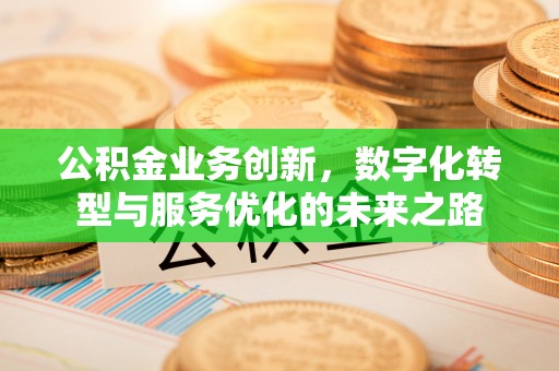 阜阳公积金业务创新，数字化转型与服务优化的未来之路