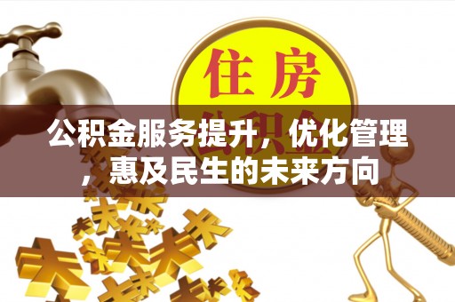阜阳公积金服务提升，优化管理，惠及民生的未来方向