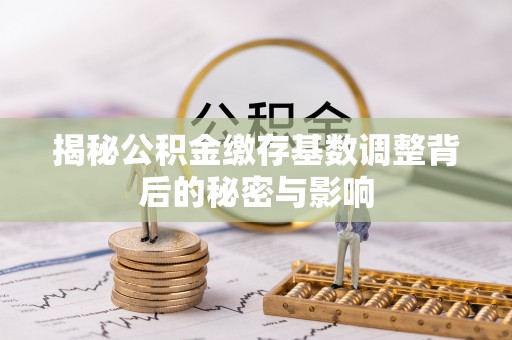 阜阳揭秘公积金缴存基数调整背后的秘密与影响