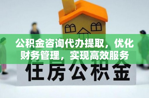 阜阳公积金咨询代办提取，优化财务管理，实现高效服务