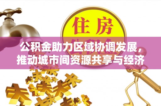 阜阳公积金助力区域协调发展，推动城市间资源共享与经济均衡发展