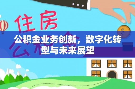 阜阳公积金业务创新，数字化转型与未来展望