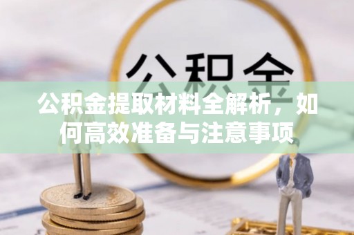 阜阳公积金提取材料全解析，如何高效准备与注意事项