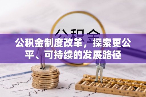 阜阳公积金制度改革，探索更公平、可持续的发展路径