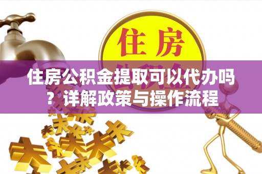 阜阳住房公积金提取可以代办吗？详解政策与操作流程
