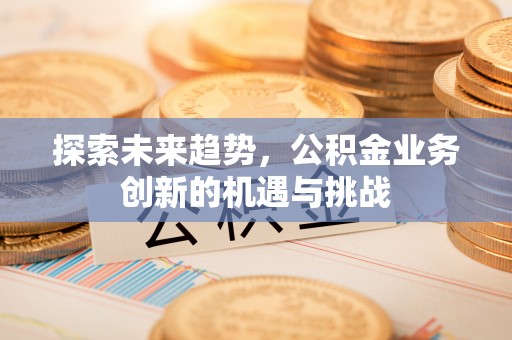 阜阳探索未来趋势，公积金业务创新的机遇与挑战