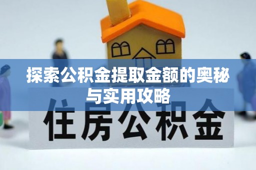 阜阳探索公积金提取金额的奥秘与实用攻略