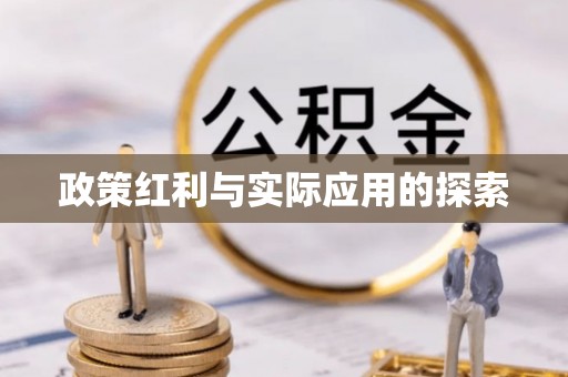 阜阳政策红利与实际应用的探索