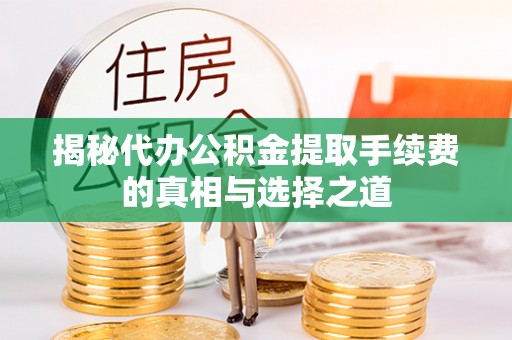 阜阳揭秘代办公积金提取手续费的真相与选择之道