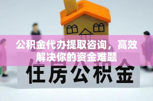 阜阳公积金代办提取咨询，高效解决你的资金难题