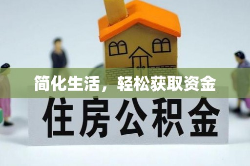 阜阳简化生活，轻松获取资金
