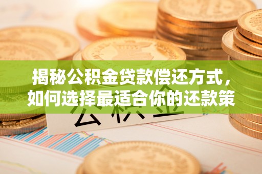 阜阳揭秘公积金贷款偿还方式，如何选择最适合你的还款策略？