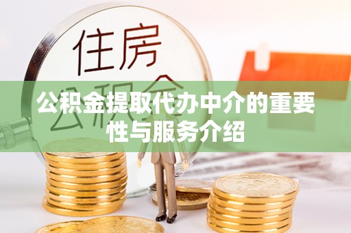 阜阳公积金提取代办中介的重要性与服务介绍
