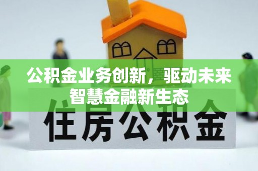 阜阳公积金业务创新，驱动未来智慧金融新生态
