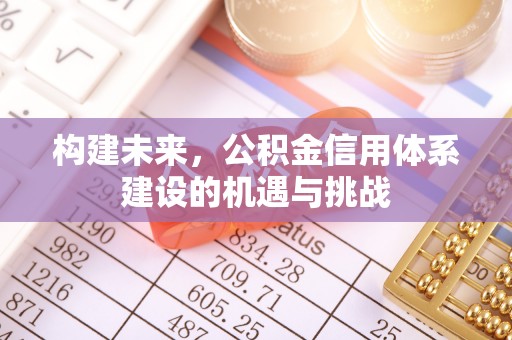 阜阳构建未来，公积金信用体系建设的机遇与挑战