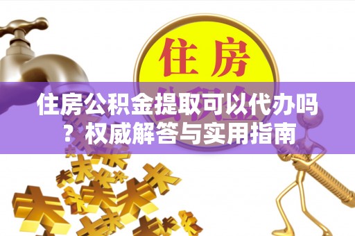 阜阳住房公积金提取可以代办吗？权威解答与实用指南